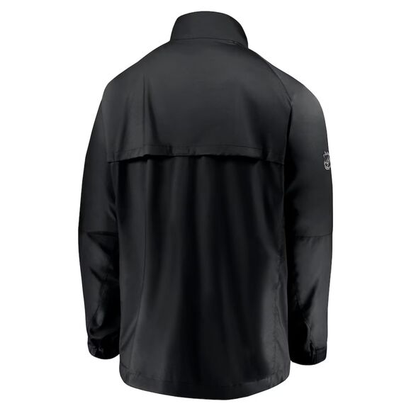 XL Men's Ottawa Senators Fanatics Black Locker Room Rink Raglan Full-Zip Jacket - Picture 3 of 3